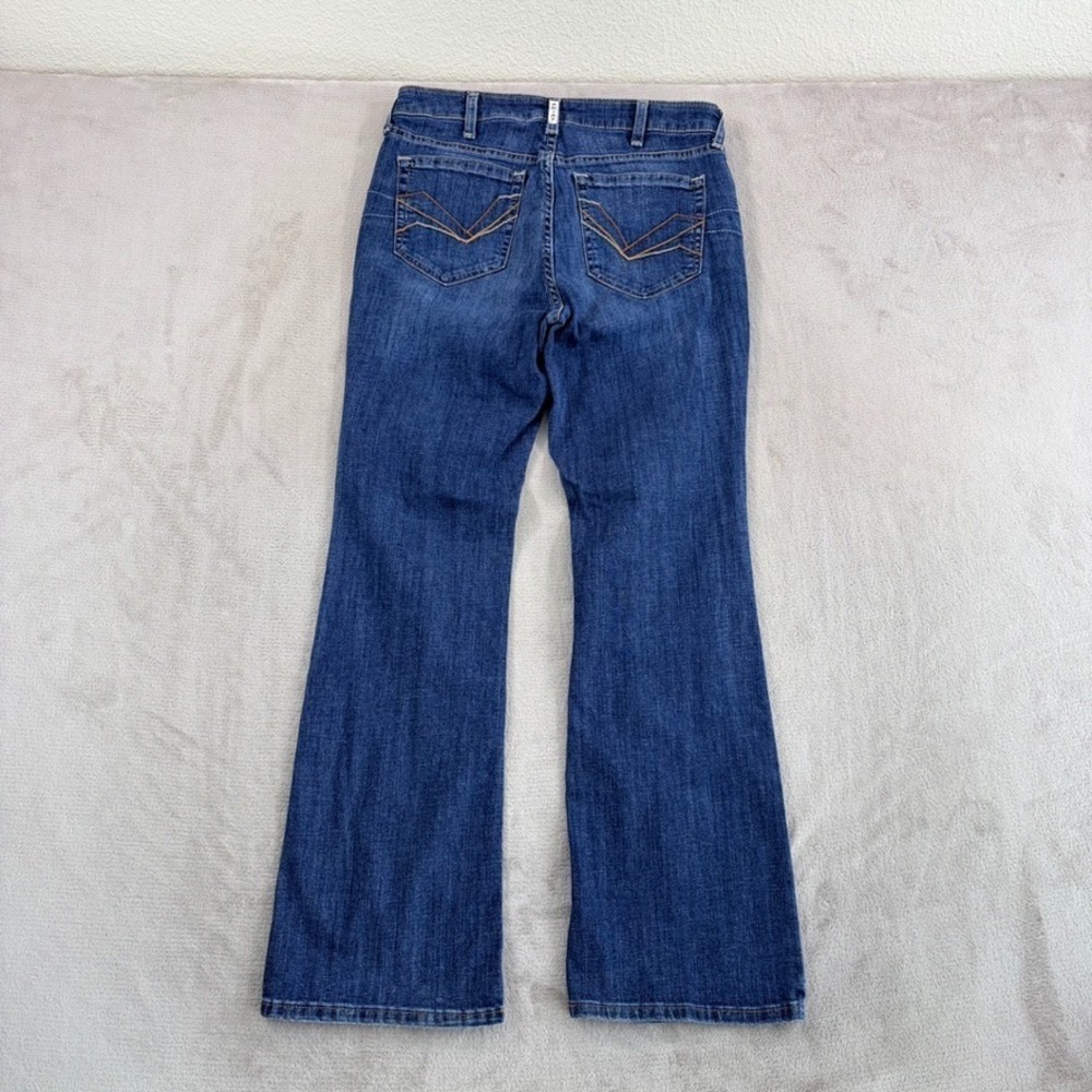 Ariat REAL Fernanda Bootcut Jeans Women 31S Arkansas Blue High Rise AW7477B